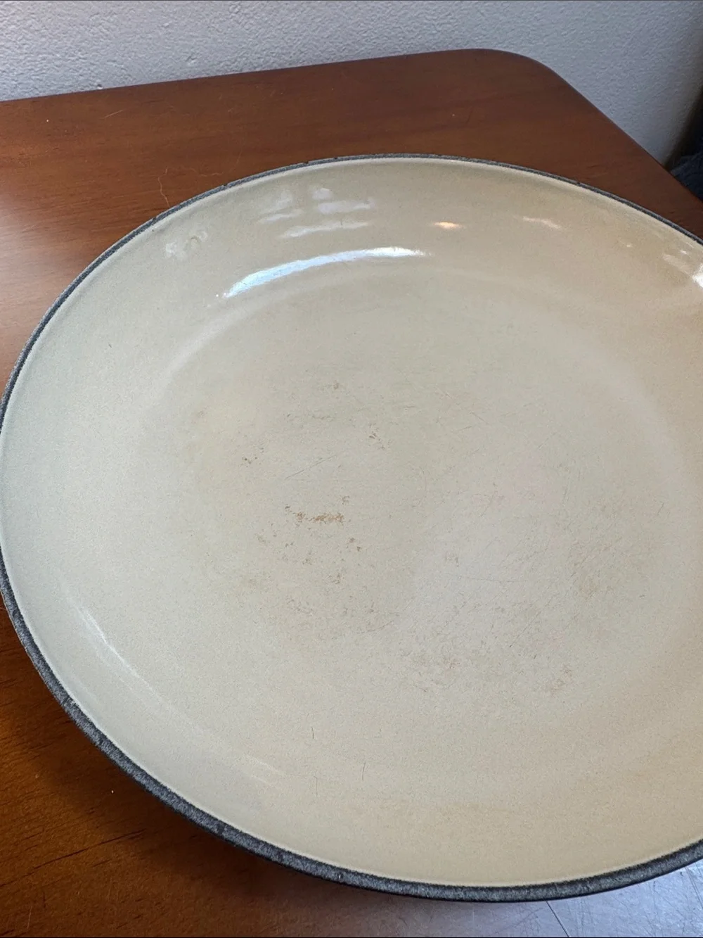 Le Creuset Enameled Cast Iron Shallow Fry Pan 9.75” Lapis Skillet